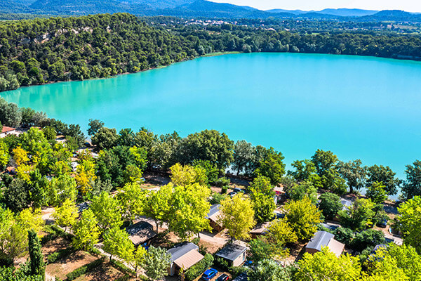 Campasun : Accès Etang De La Bonde Camping Vaucluse