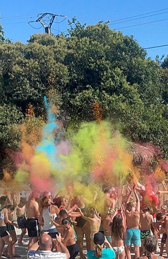 Campasun : Animations Camping Lourmarin Color Run